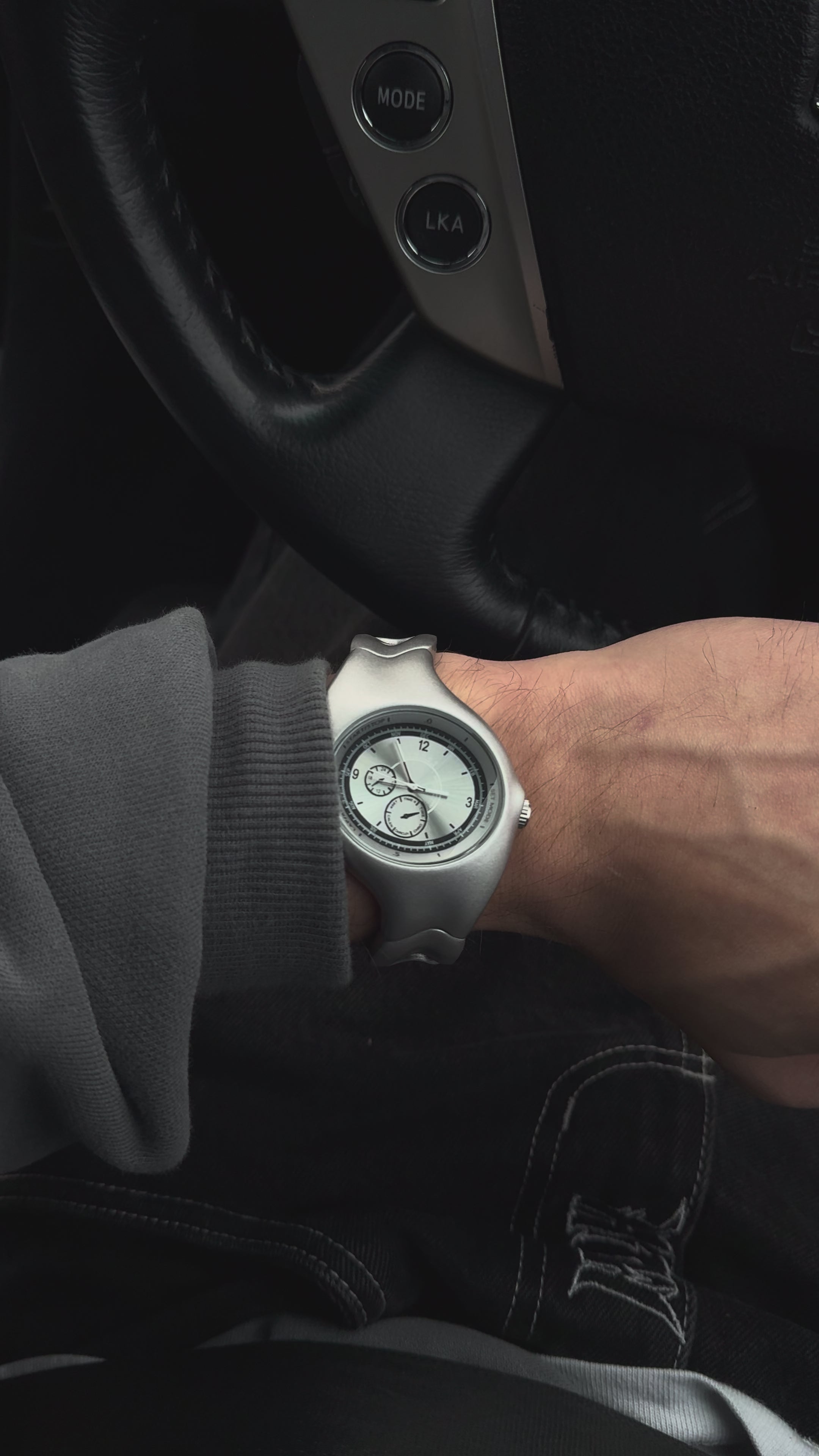 Mercury Chronograph Silver